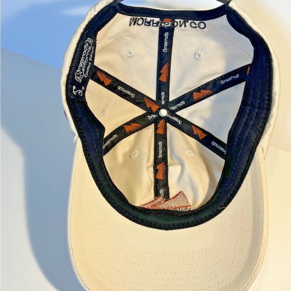 Visit Red Rocks Amphitheater Off White Snapback Adjustable Cap Hat Colorado - Picture 4 of 5